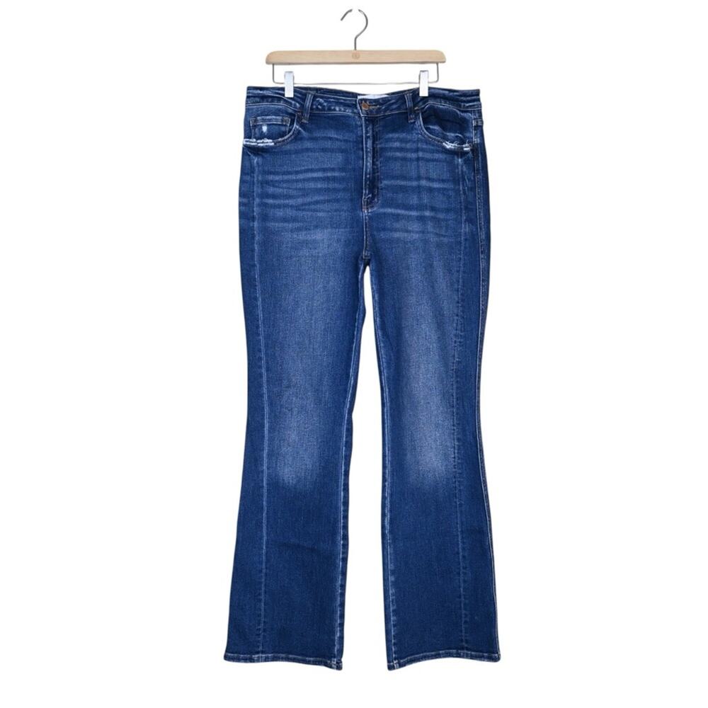 Flying Monkey Women's Blue Boot Cut Jeans